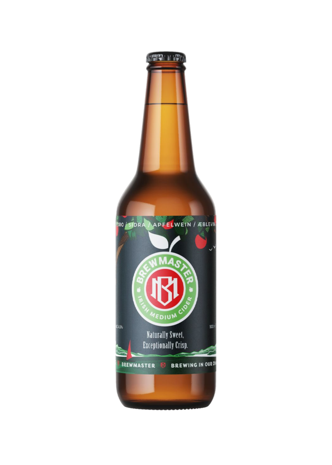 BREWMASTER MEDIUM DRY CIDER 4.5% 12 X 500ML (case)