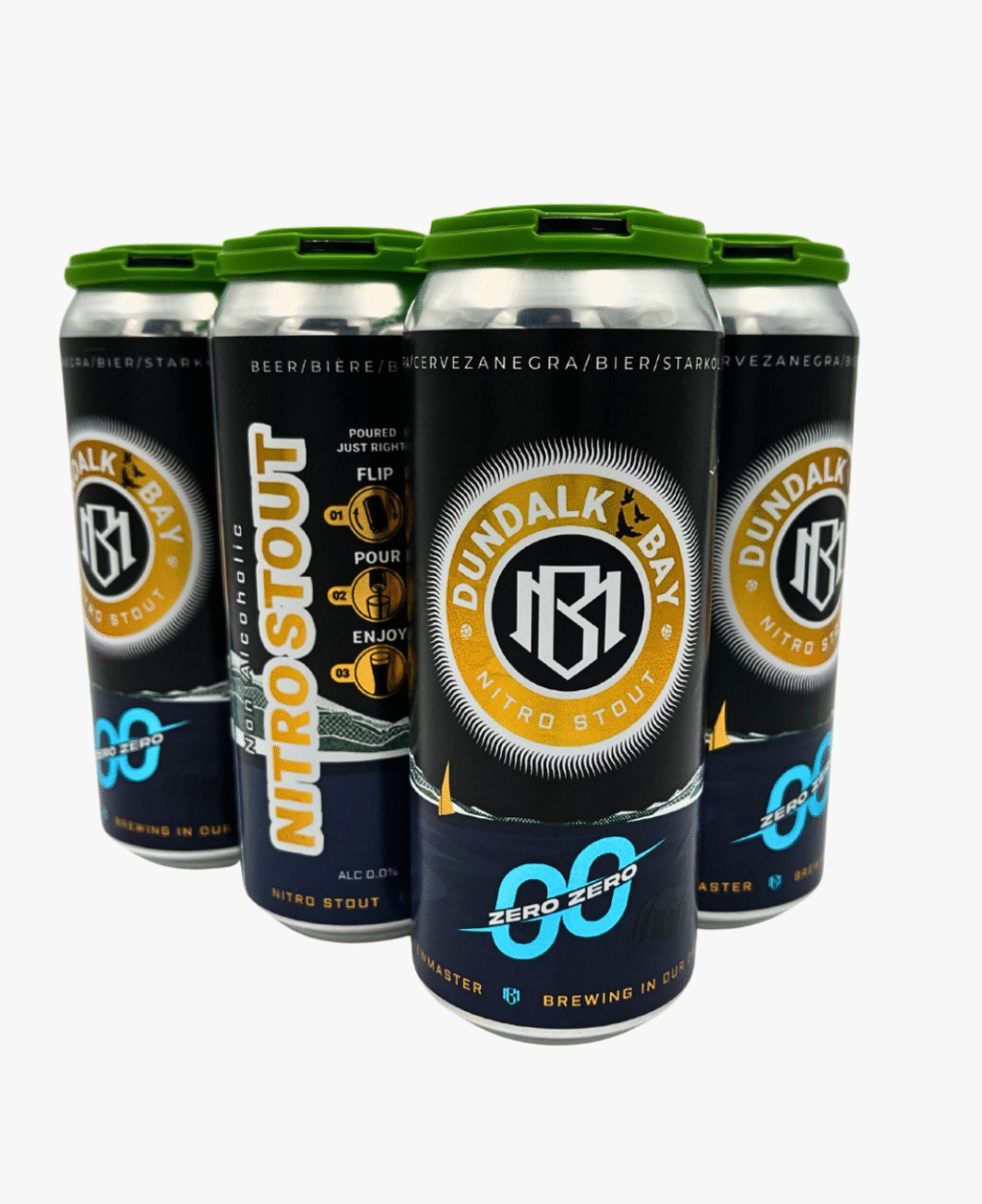 BREWMASTER NITRO STOUT 0.0% 6 X 440ML (6PK)