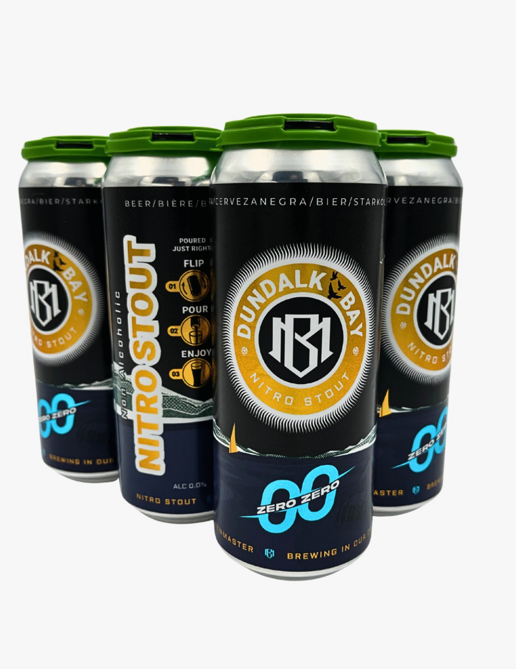 BREWMASTER NITRO STOUT 0.0% 6 X 440ML (6PK)